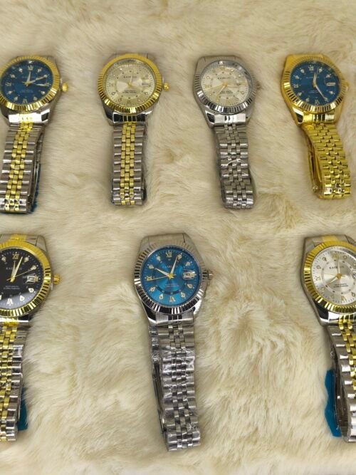 Stylish Two-Tone Luminous Dial Men’s Watch