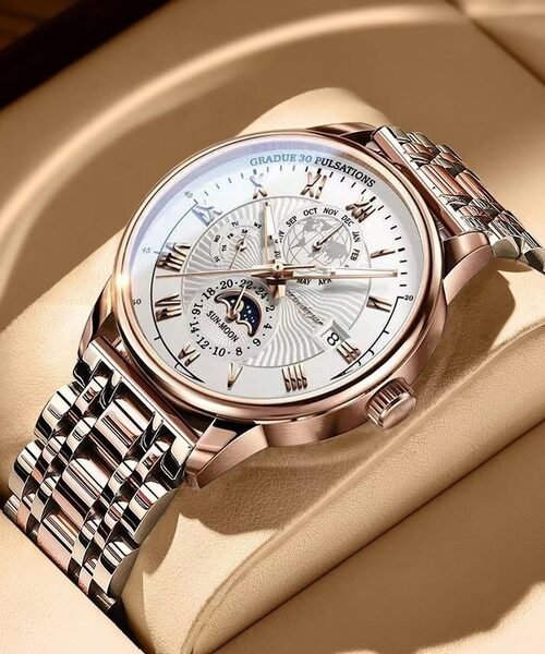 Poedagar Waterproof Luminous Men’s Watch